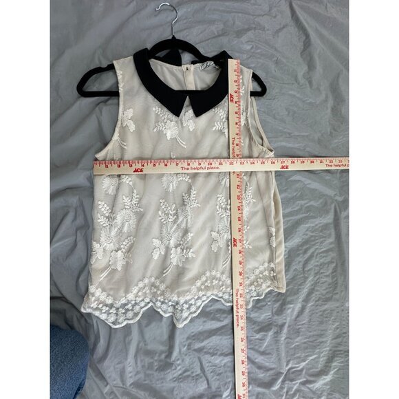 Dress Savvy Womens Green Blouse 16P Short sleeve vintage pullover polyester‎ - Picture 6 of 8